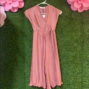 Zara pleated jumpsuit